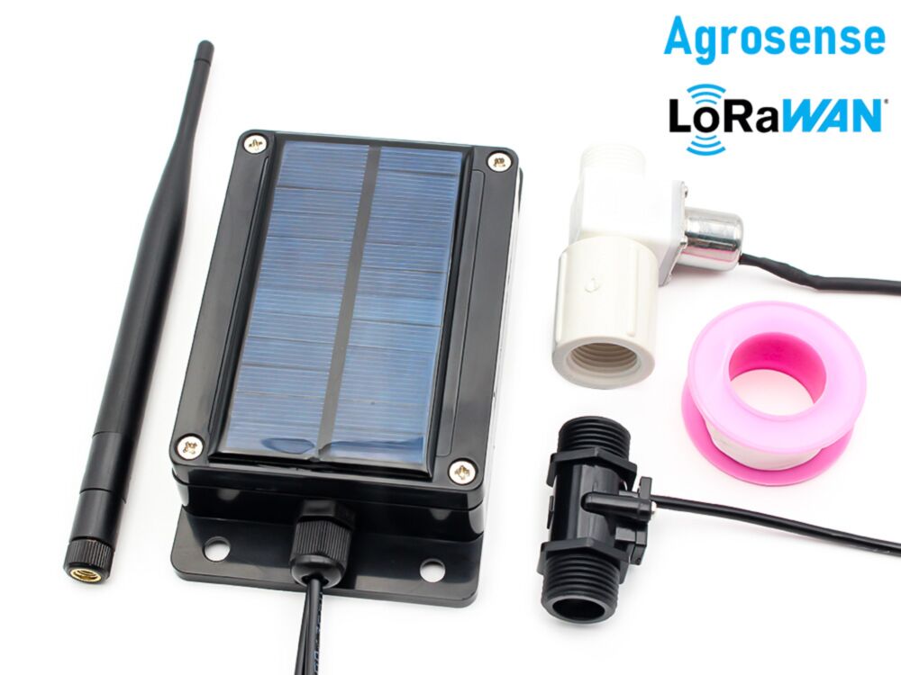 Senzor LoRaWAN® pentru Valvă & Debit Apă (Class C) – Control irigații inteligent