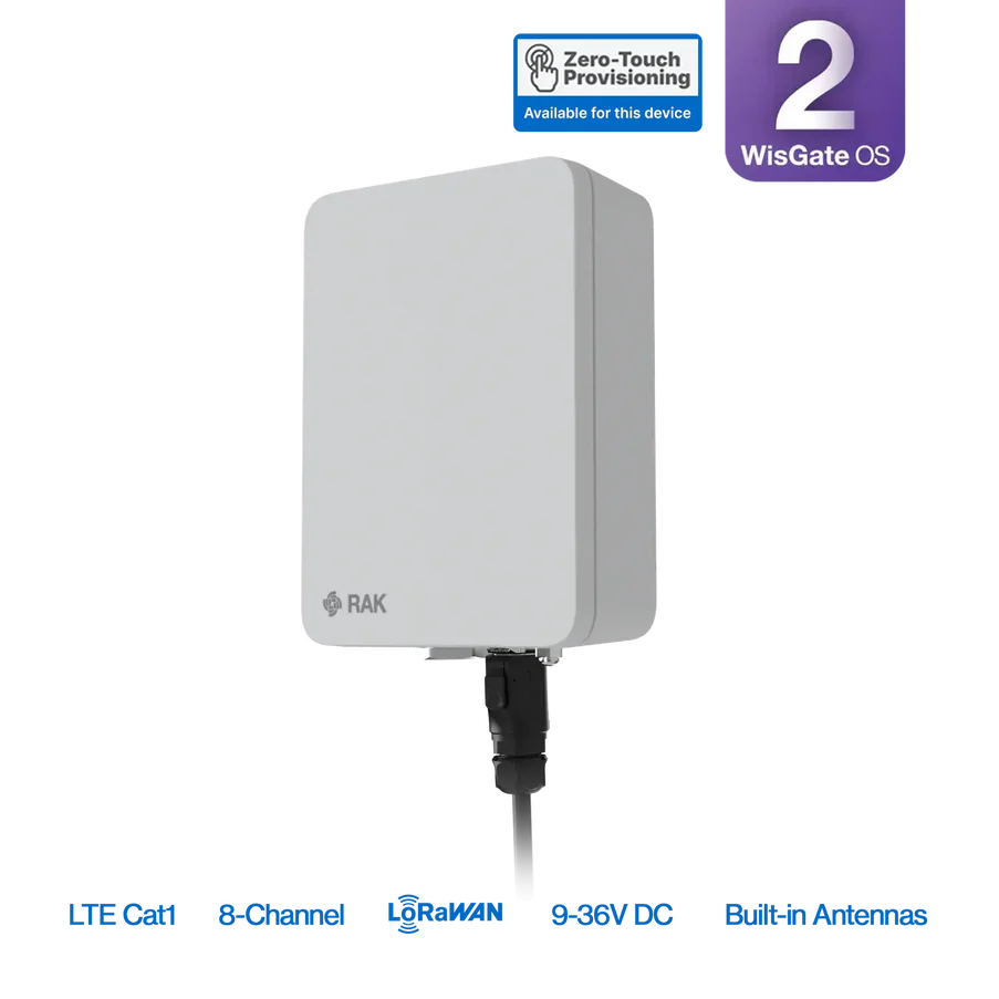 RAK7267 WisGate Soho Pro - Compact exterior LoRaWAN Gateway with LTE, Wi-Fi & GPS (IP67)