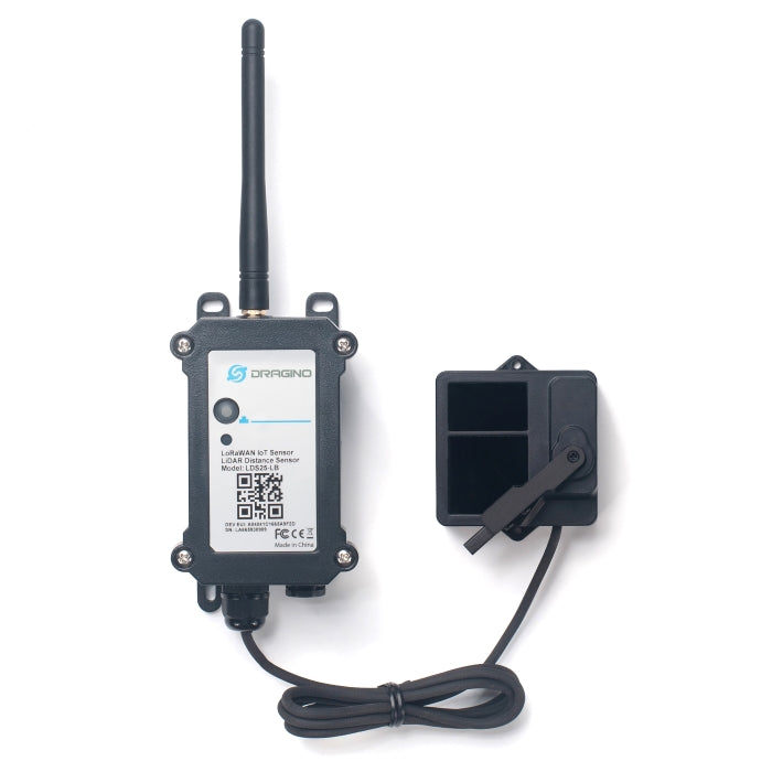 Dragino LDS25-LB-EU868 LoRaWAN LiDAR ToF distance senzor with auto-clean function