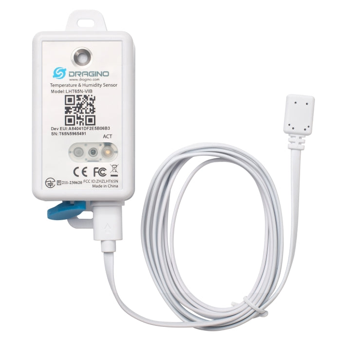 Dragino LHT65N-VIB-EU868 LoRaWAN vibration senzor