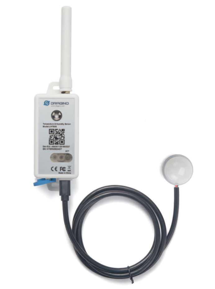 Dragino LHT65S-E5-EU868 LoRaWAN temperatura si umiditate senzor with External Antenna and External Illuminance senzor…