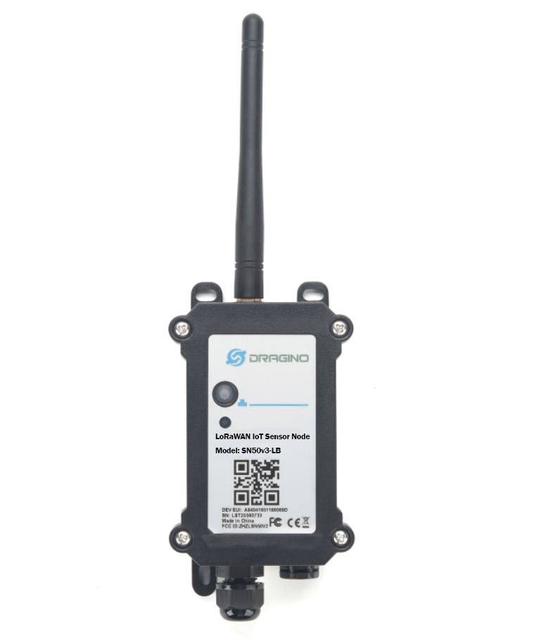 Dragino SN50v3-LB-EU868-20 Waterproof Long Range Wireless LoRa nod senzor
