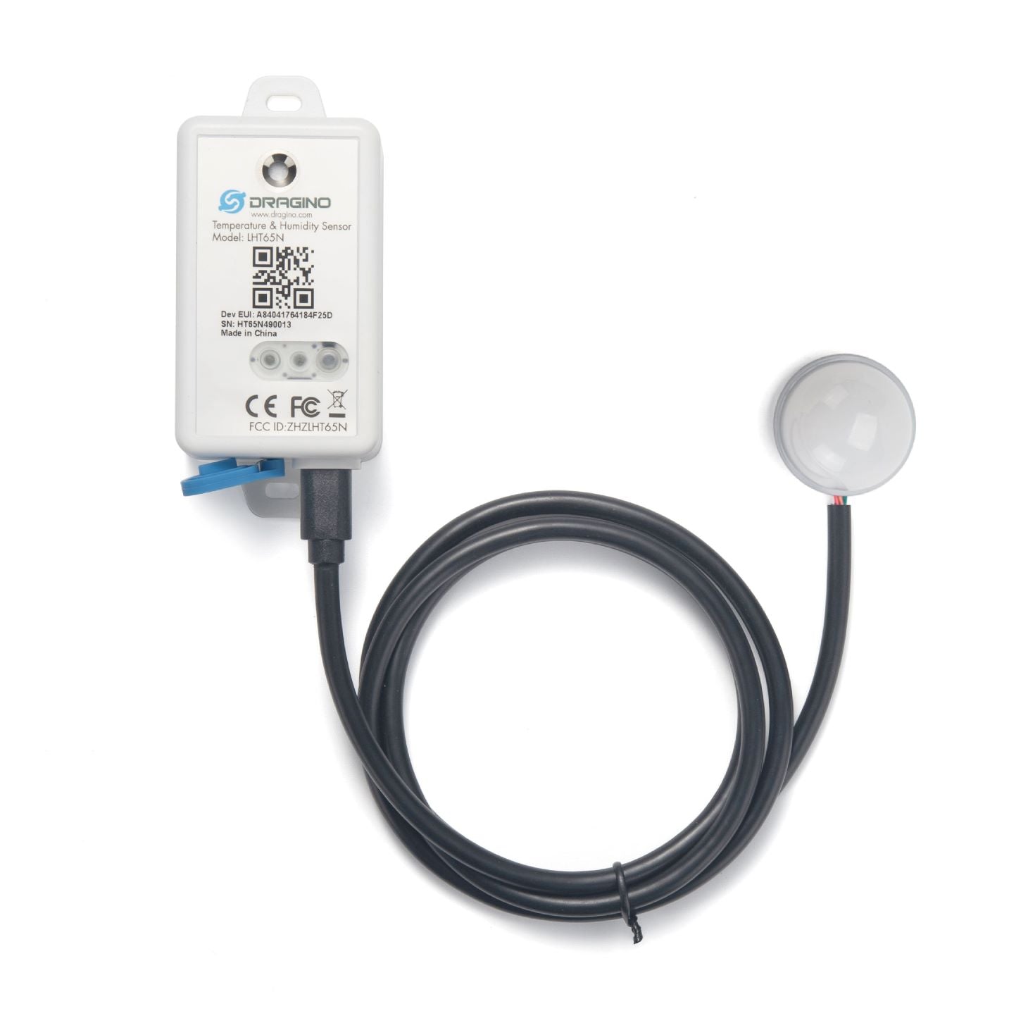 Dragino LHT65N-E5-EU868 LoRaWAN temperatura si umiditate senzor with External Illuminance senzor (Lux)