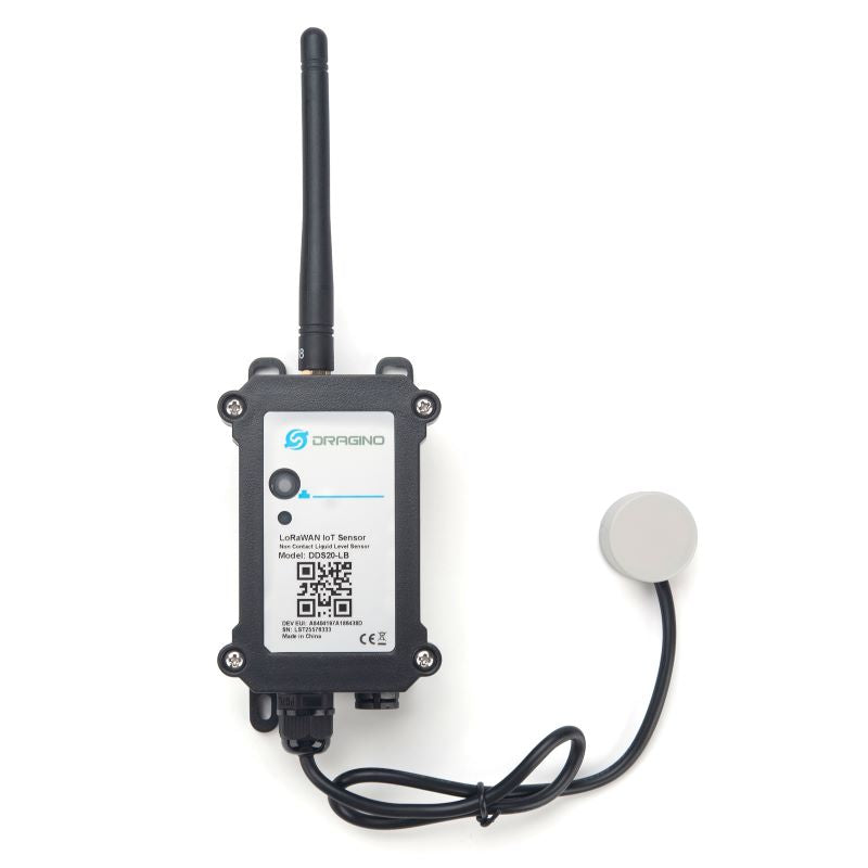 Dragino DDS20-LB-EU868 LoRaWAN Ultrasonic liquid level senzor