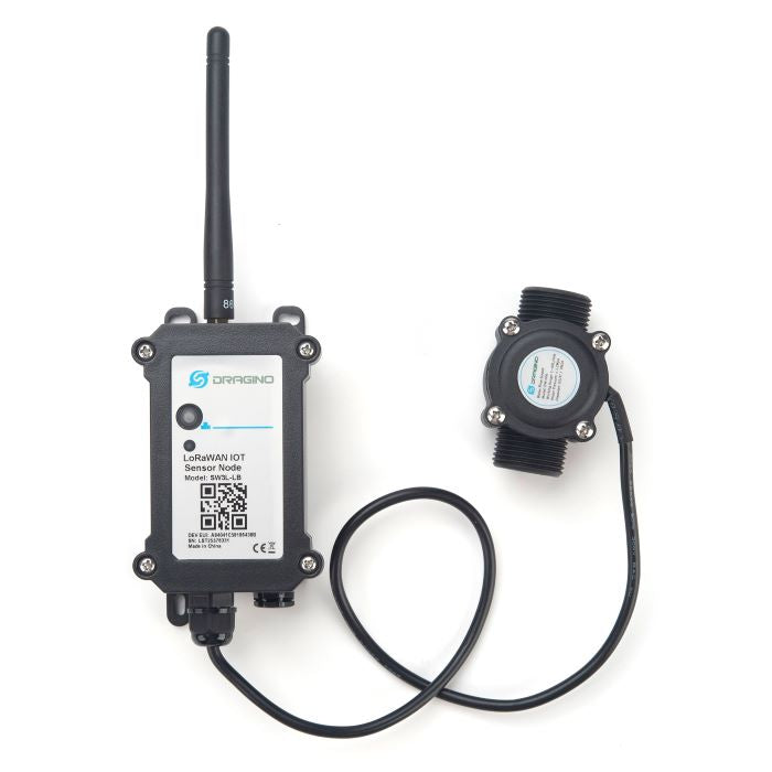 Dragino SW3L-LB-EU868-010 LoRaWAN exterior Flow senzor