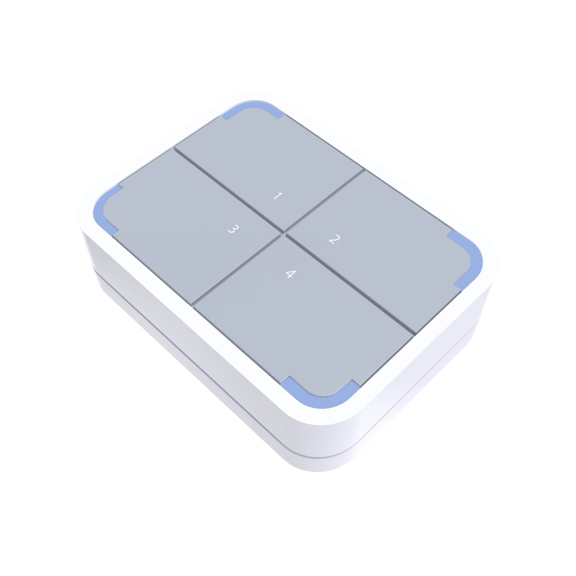RAK7201V2 WisNode Button 4K - programmable 4-button LoRaWAN remote control